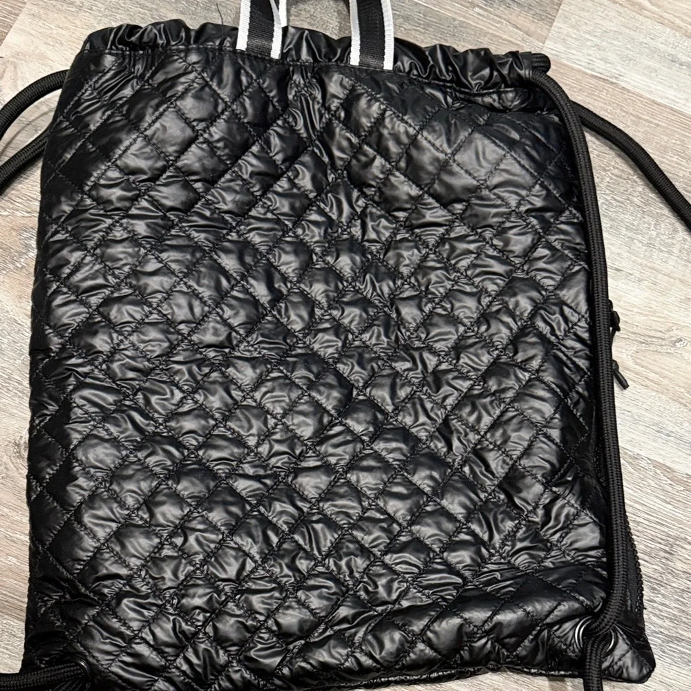 ZYIA Black Quilted Backpack